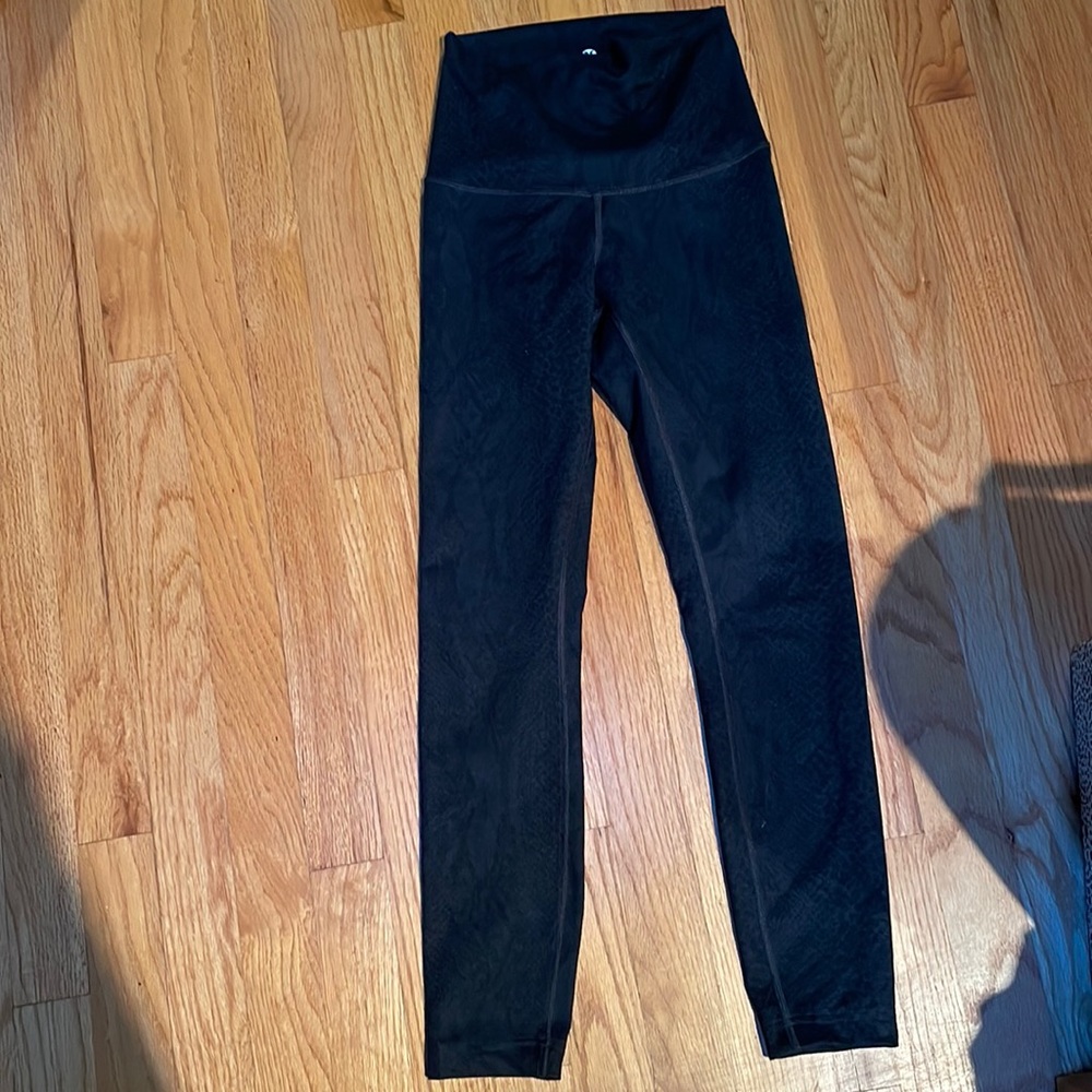Snake black lulu pants